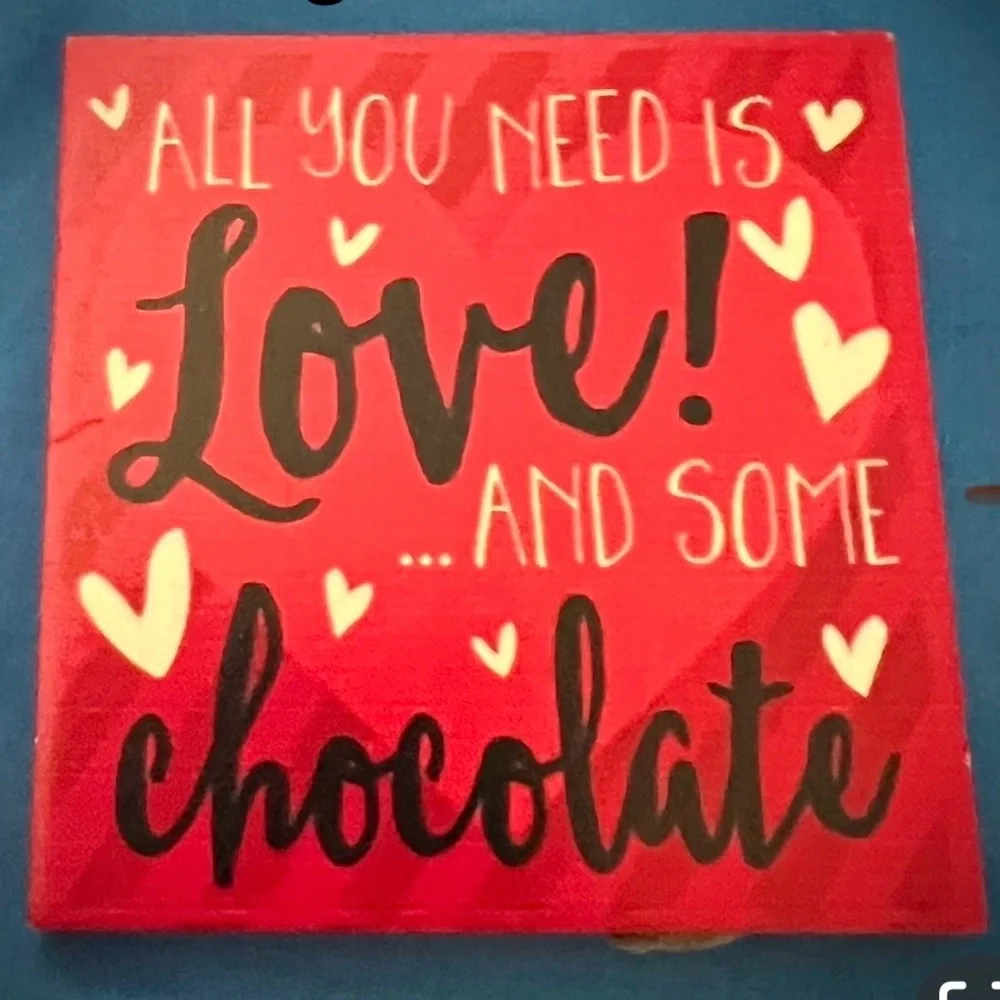 Red Love and Chocolate Magnet